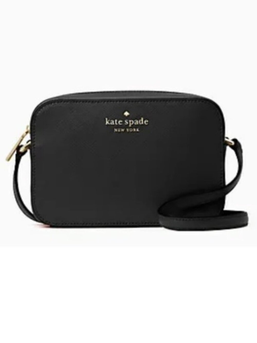 Kate Spade - Staci Saffiano Leather Mini Camera Bag, Black